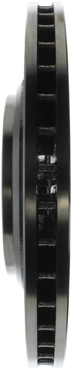 Black vented brake rotor for StopTech Sport Slotted Rotor - Front Left upgrade