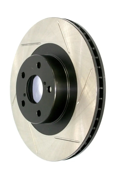 StopTech Sport Slotted Rotor front left with slotted and vented design for improved braking