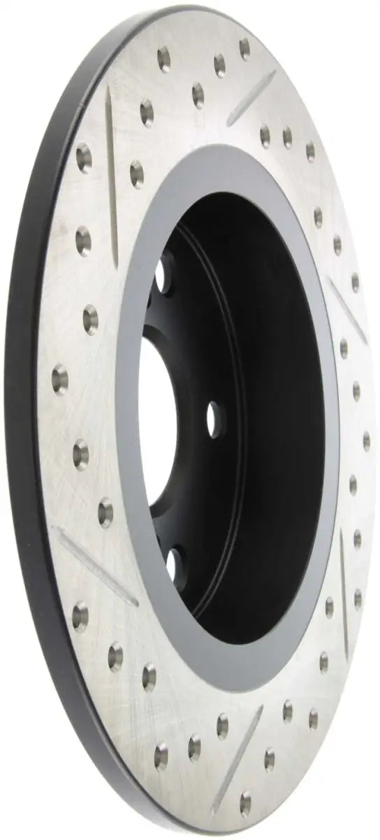 StopTech SportStop 10-13 Scion tC Slotted & Drilled Left Rear Rotor 