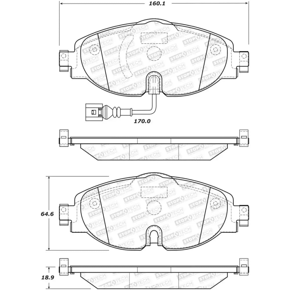 StopTech Street Brake Pads - Front