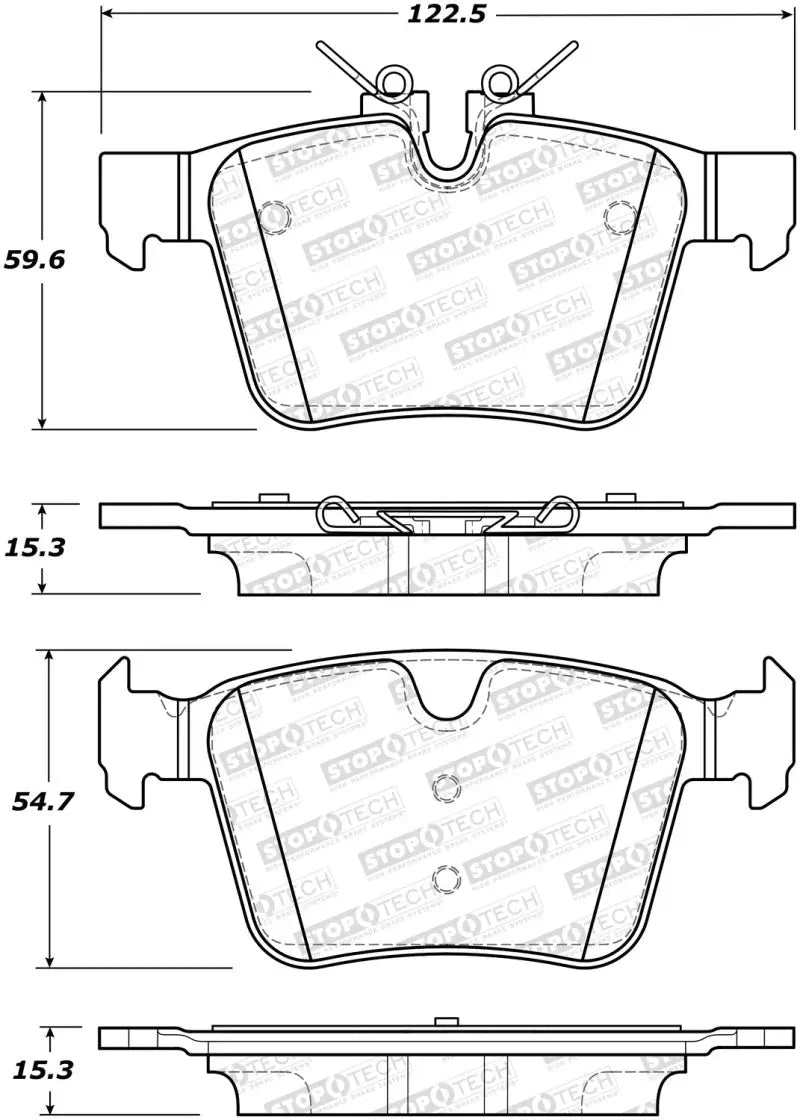 Stoptech StopTech Street Brake Pads - Front