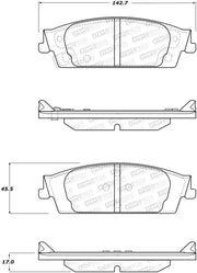 StopTech Street Brake Pads - Front/Rear - Truck & Automotive