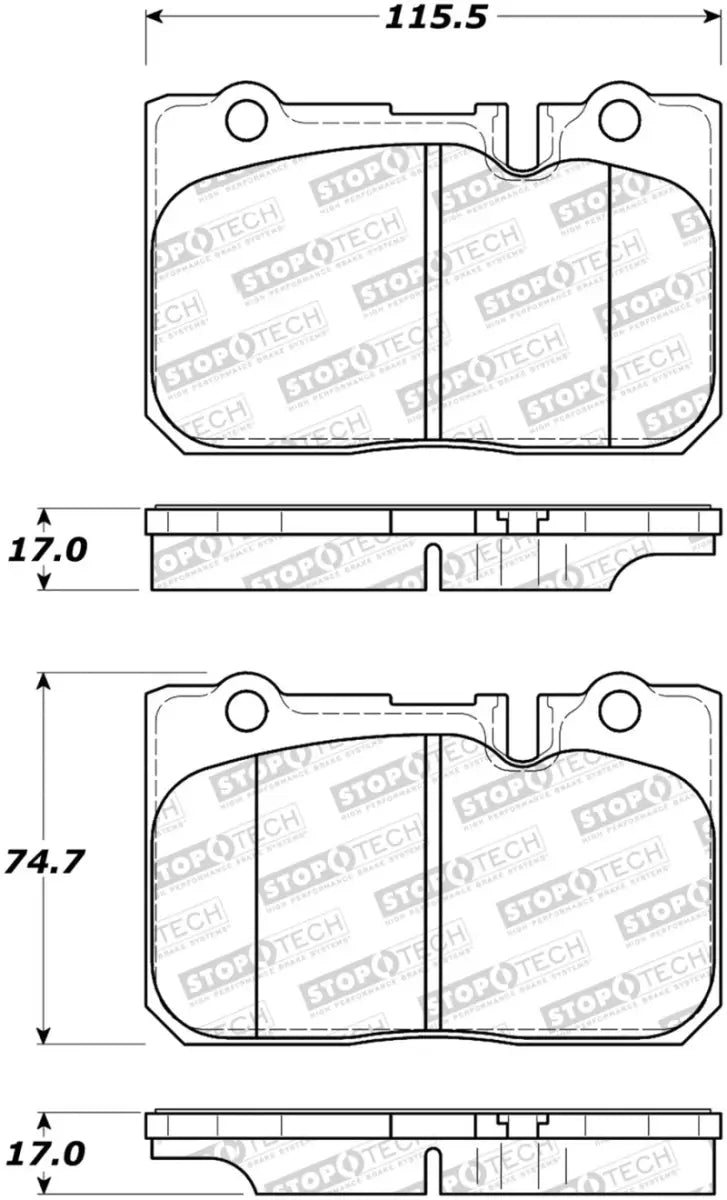 StopTech Street Brake Pads - Truck & Automotive