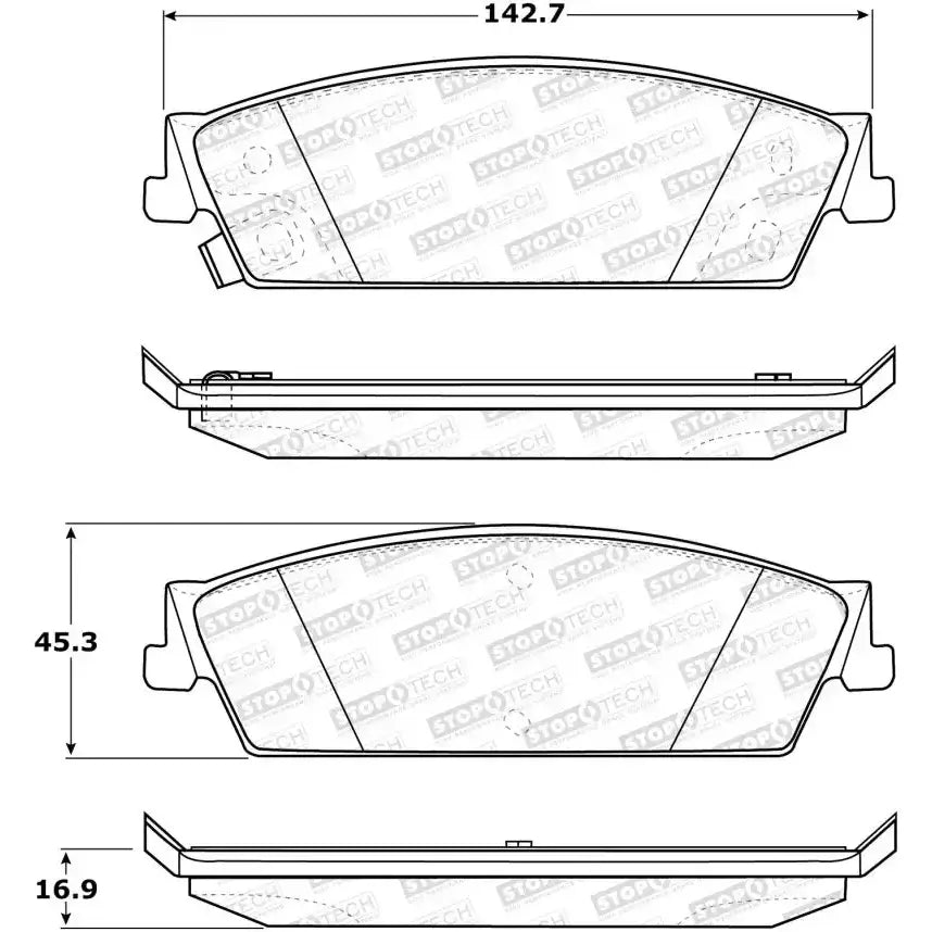 StopTech Street Brake Pads - Truck & Automotive
