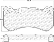 Stoptech StopTech Street Select 14-18 Audi RS7 Front Brake Pads