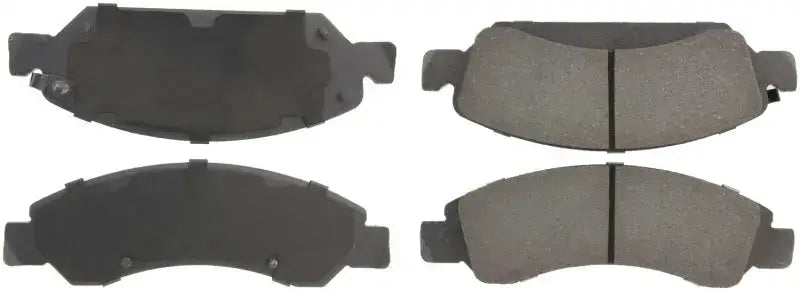 StopTech Street Select front/rear brake pads set with black/gray components