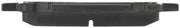 Black brake pad from StopTech Street Select Brake Pads for superior street performance