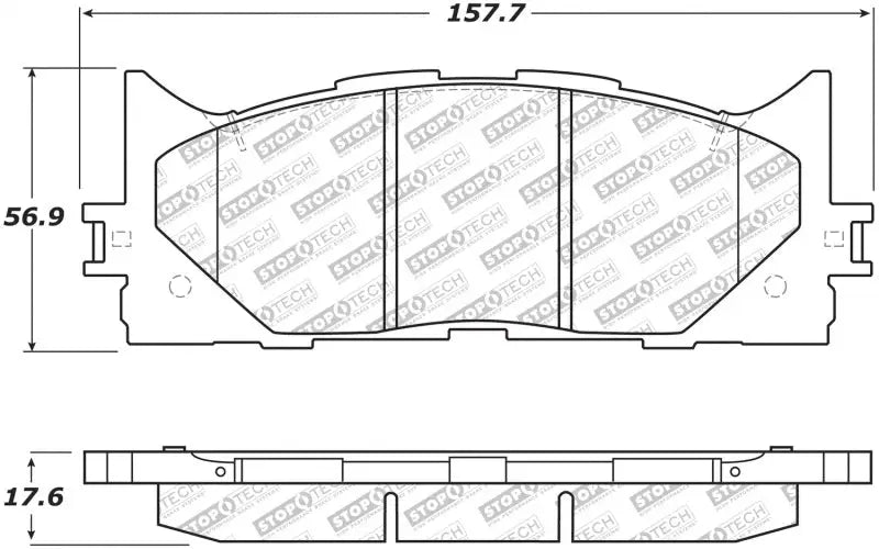 StopTech Street Select Brake Pads - Front - Truck & Automotive