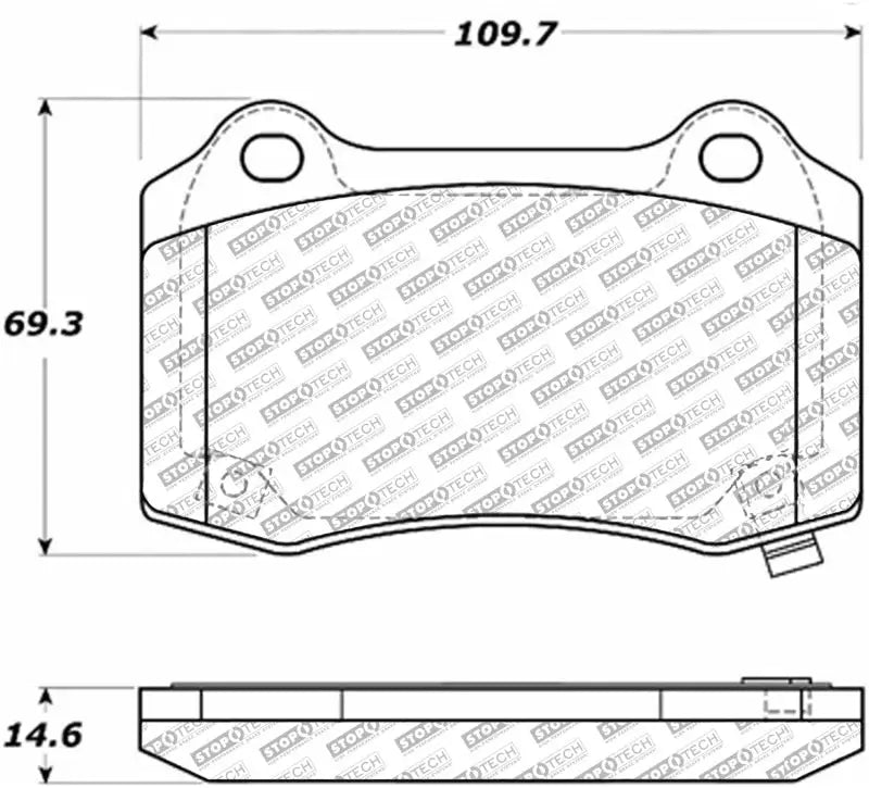 StopTech Street Select Brake Pads - Front - Truck & Automotive