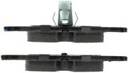 Two black StopTech Street Select brake pads with metal clips for street select brake system