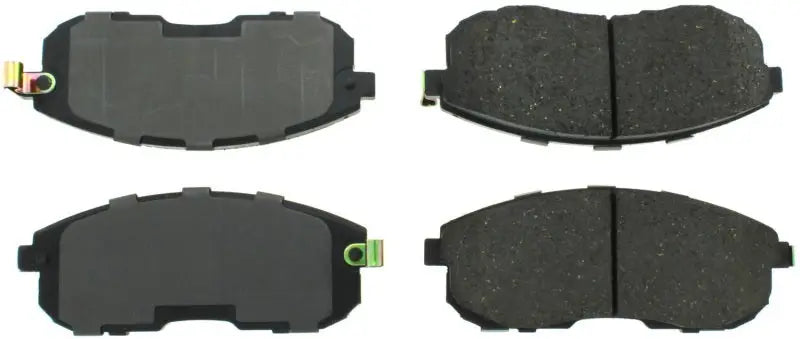 Four StopTech Street Select Brake Pads for the front brakes, high-quality brake pads