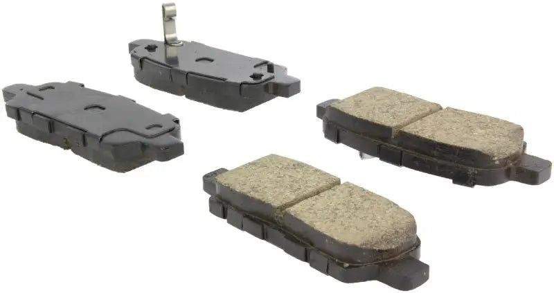 Four StopTech Street Select Brake Pads for front brake upgrade