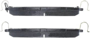 Black StopTech Street Select brake pads with metal clips for front brake upgrade