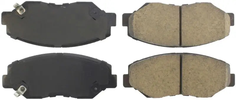 Four StopTech Street Select brake pads for rear brake upgrade system