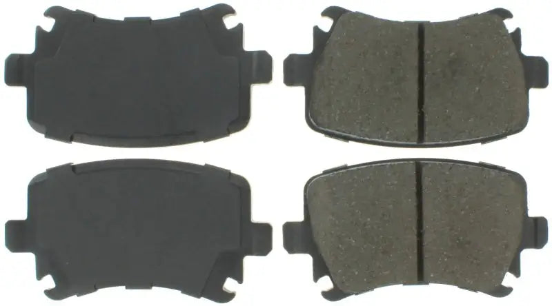 Four StopTech Street Select Brake Pads for rear brake system upgrade