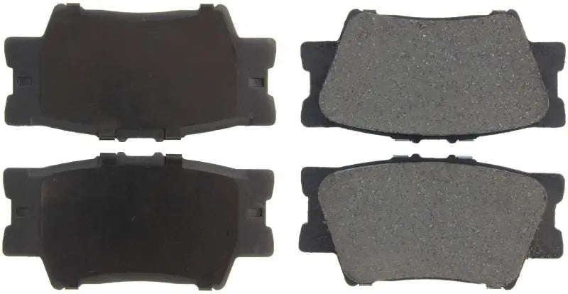 Four StopTech Street Select Brake Pads for rear brake system, high-quality brake pads