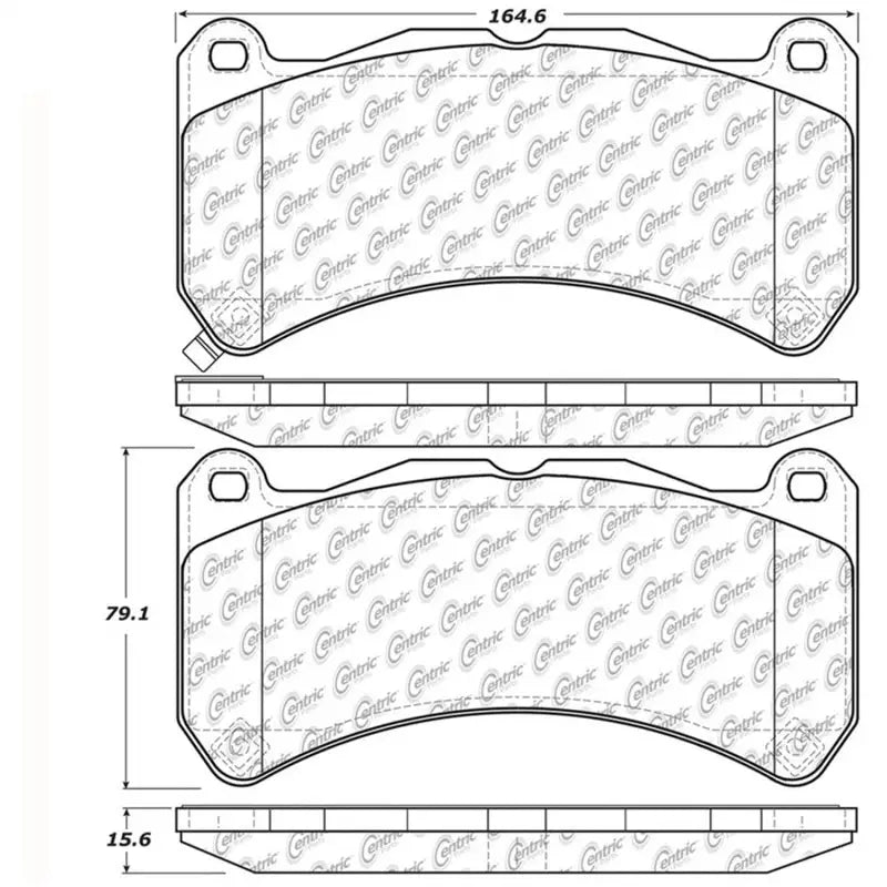StopTech Street Touring 08-09 Lexus IS F Front Brake Pads - Truck & Automotive