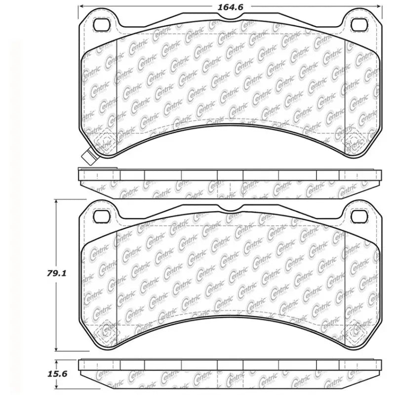 StopTech Street Touring 08-09 Lexus IS F Front Brake Pads - Truck & Automotive