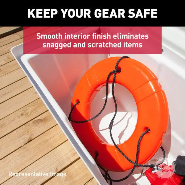 Taylor Made Dock Storage Box: Stow 'N Go Dock Box 24' X 54' X 22 - Fiberglass Marine Storage Box