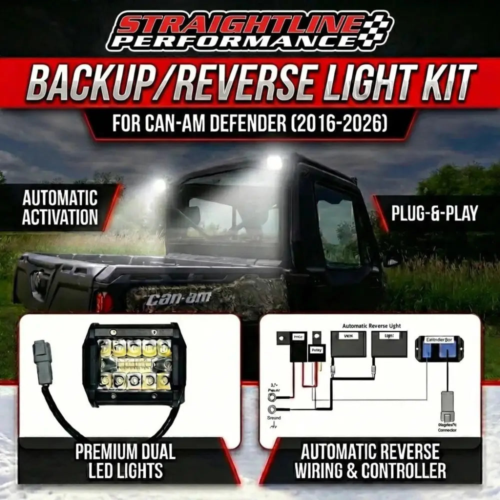 Straightline Reverse Light Kits Premium with Lights Electrical 282-107 - Smart Wire Kit Dual
