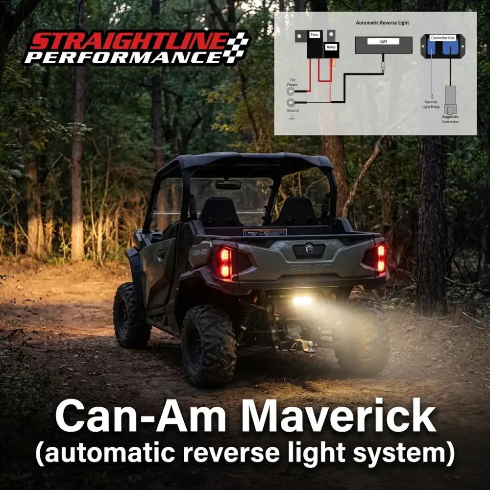 Straightline Reverse Light Kits Premium with Lights Electrical 282-112 - Smart Wire Kit Single