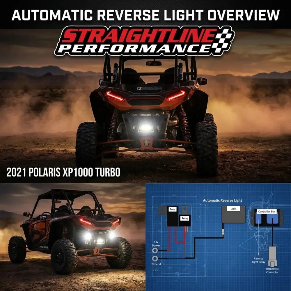 Straightline Reverse Light Kits Premium with Lights Electrical 287-113 - Smart Wire Kit Single