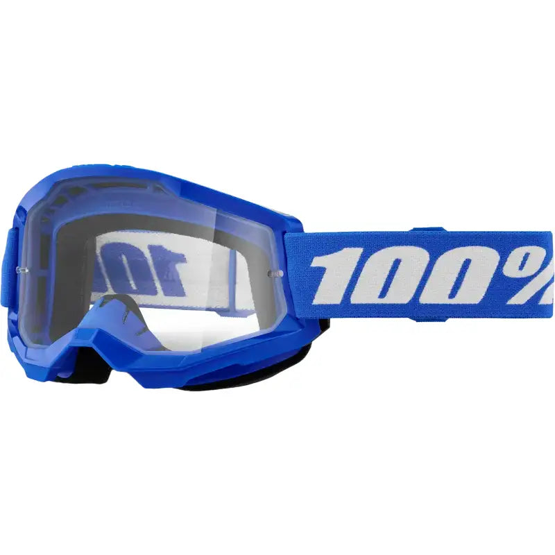 Strata 2 Goggle Blue Clear Lens - Powersports