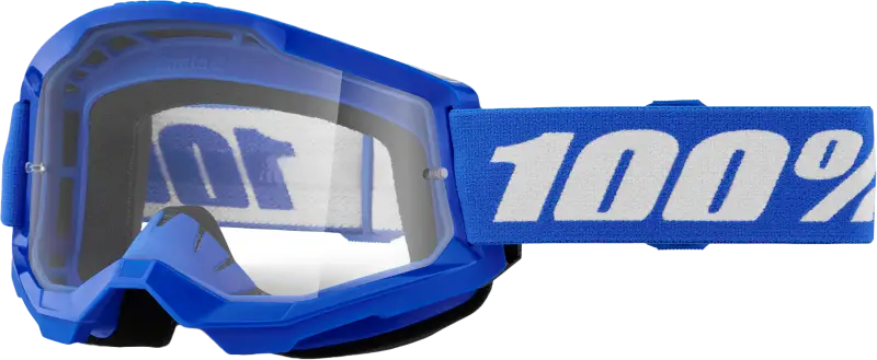 Strata 2 Goggle Blue Clear Lens - Powersports