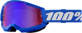 Strata 2 Goggle Blue Mirror Red/Blue Lens - Powersports