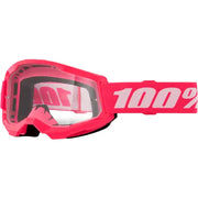 Strata 2 Goggle Pink Clear Lens - Powersports
