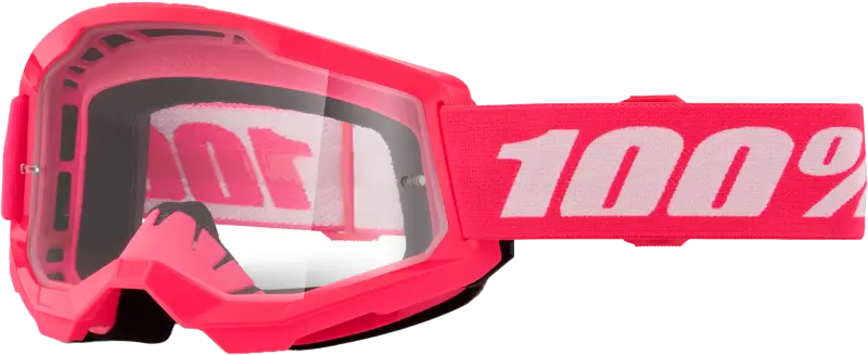 Strata 2 Goggle Pink Clear Lens - Powersports