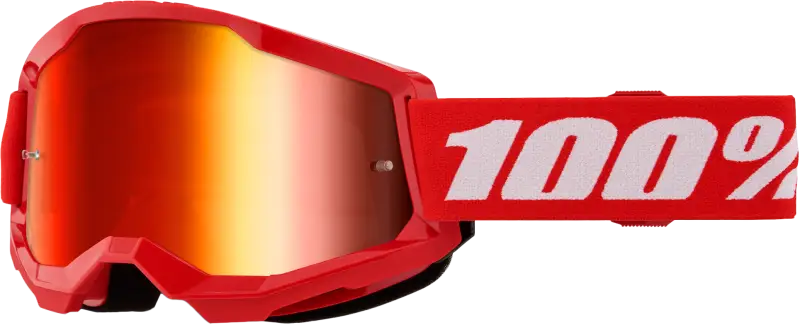 Strata 2 Goggle Red Mirror Lens - Powersports