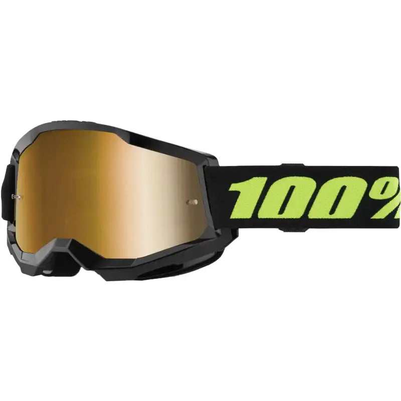 Strata 2 Goggle Solar Eclipse Mirror True Gold - Powersports