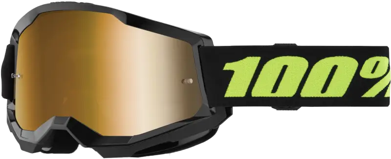 Strata 2 Goggle Solar Eclipse Mirror True Gold - Powersports
