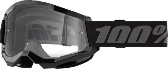Strata 2 Junior Goggle Black Clear Lens - Powersports