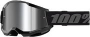 Strata 2 Junior Goggle Black Mirror Silver Lens - Powersports