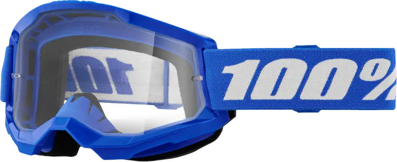 Strata 2 Junior Goggle Blue Clear Lens - Powersports