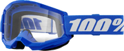 Strata 2 Junior Goggle Blue Clear Lens - Powersports