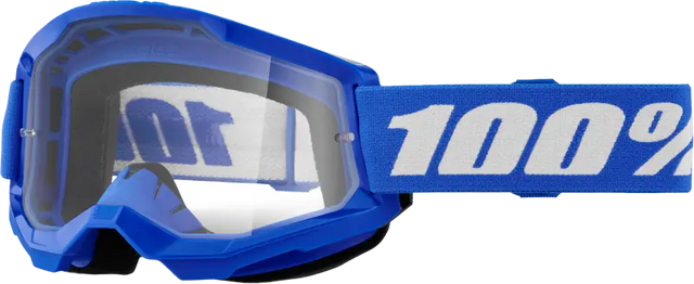 Strata 2 Junior Goggle Blue Clear Lens - Powersports