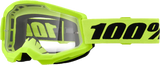 Strata 2 Junior Goggle Neon Yellow Clear Lens - Powersports
