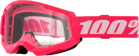 Strata 2 Junior Goggle Pink Clear Lens - Powersports