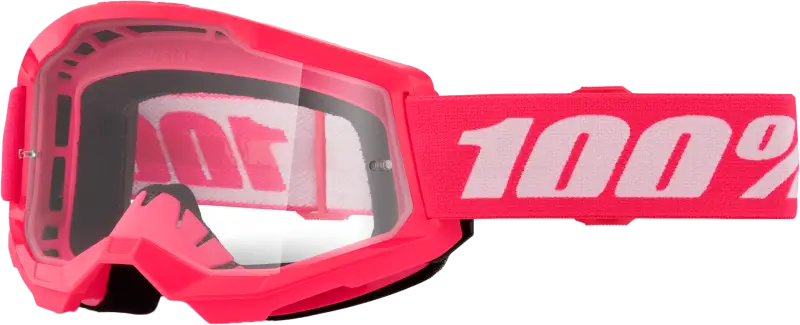 Strata 2 Junior Goggle Pink Clear Lens - Powersports