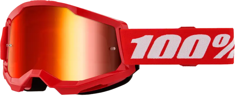 Strata 2 Junior Goggle Red Mirror Lens - Powersports