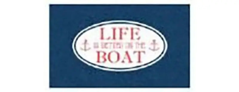 Kittrich STRB-21470-10 Life Is Better On The Boat (Navy)