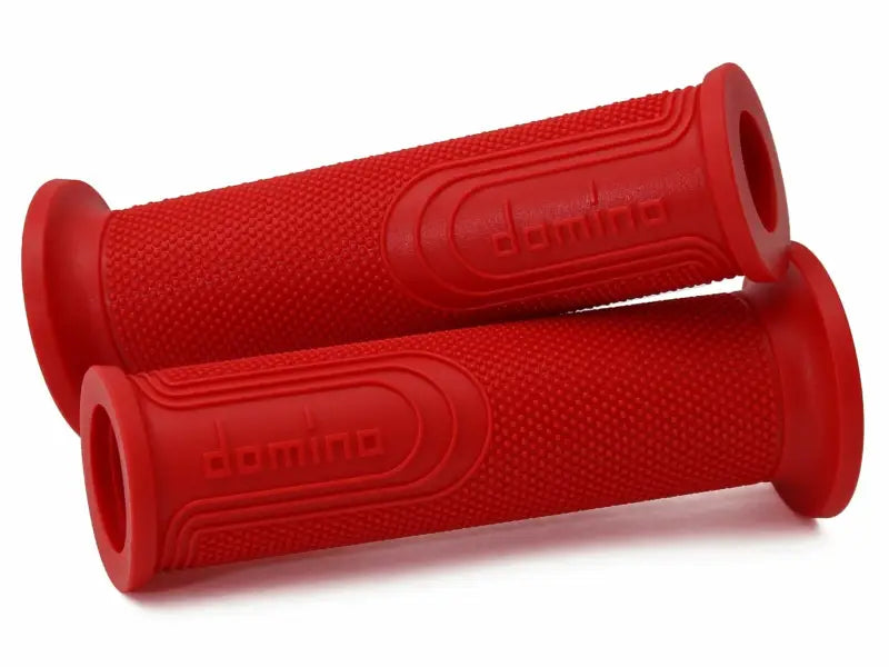 Street Style Grips Open En Red Pair - DOMINO RACING