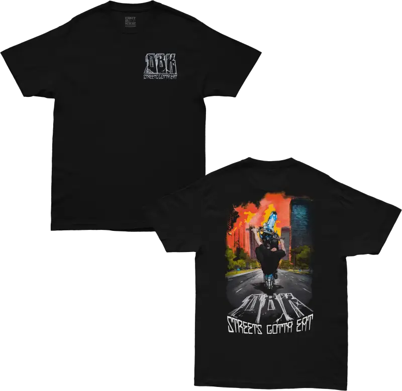 Streets Gotta Eat Tee Black Xl - DBK