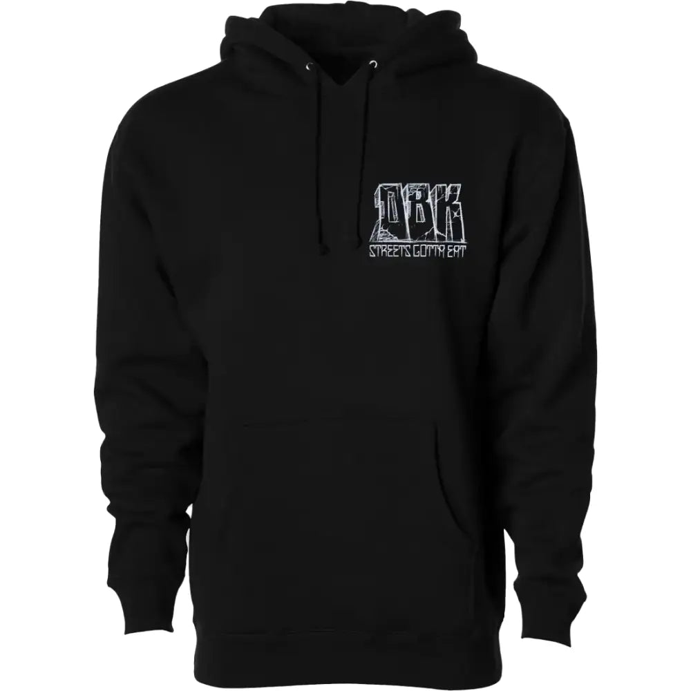Streets Gotta Eat Hoodie Black Sm - DBK
