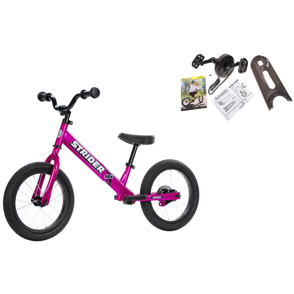 Strider 14X Sport Balance Bike SK-SB1-US-PK - Pink