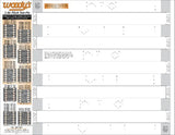 Studding Template 2.86 Pitch 2 Ply