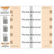 Studding Template 2.86 Single Ply Tracks - WOODYS